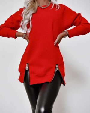 Red Zipp Basari Jumper