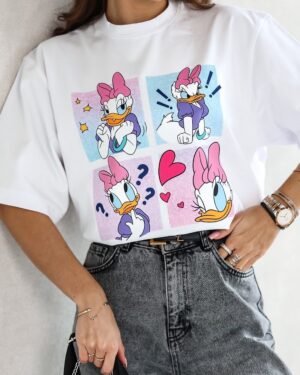 White Donald Duck T-Shirt