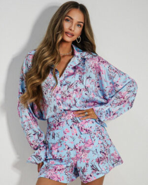 Blue Best Choice Set: Shirt + Shorts